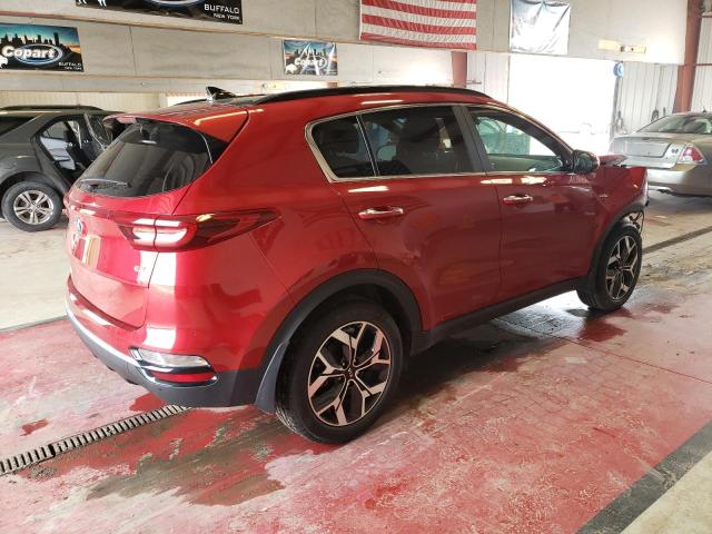 KNDPNCAC2N7012501 - 2022 KIA SPORTAGE EX RED photo 3