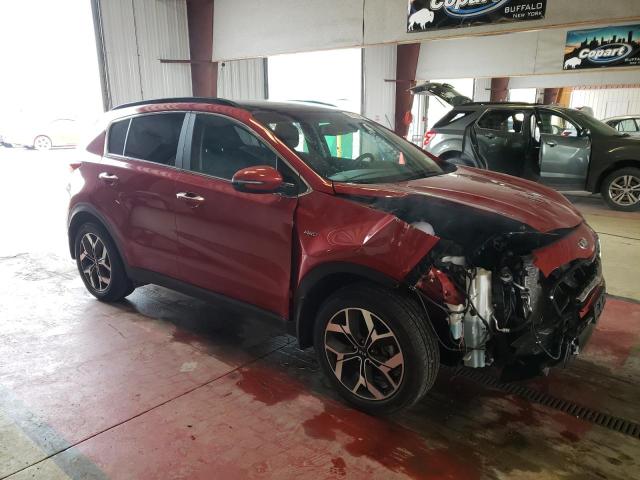 KNDPNCAC2N7012501 - 2022 KIA SPORTAGE EX RED photo 4