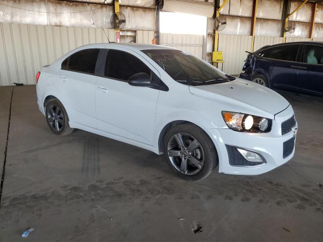 1G1JH5SB2F4184280 - 2015 CHEVROLET SONIC RS WHITE photo 4