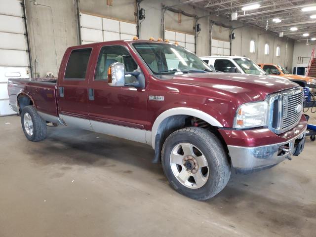 1FTWW31P66EB96771 - 2006 FORD F350 SRW SUPER DUTY BURGUNDY photo 4