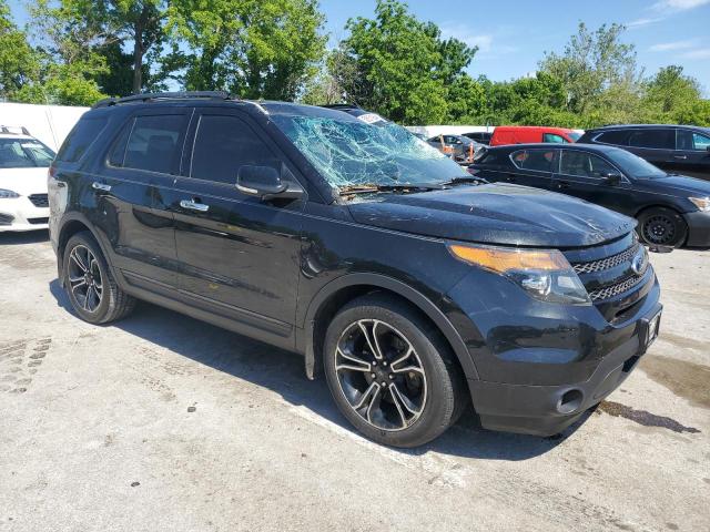 1FM5K8GTXEGB24379 - 2014 FORD EXPLORER SPORT BLACK photo 4