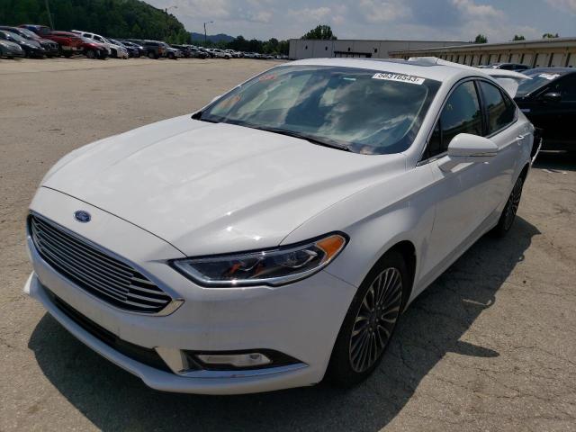 3FA6P0D92JR233741 - 2018 FORD FUSION TITANIUM/PLATINUM WHITE photo 1