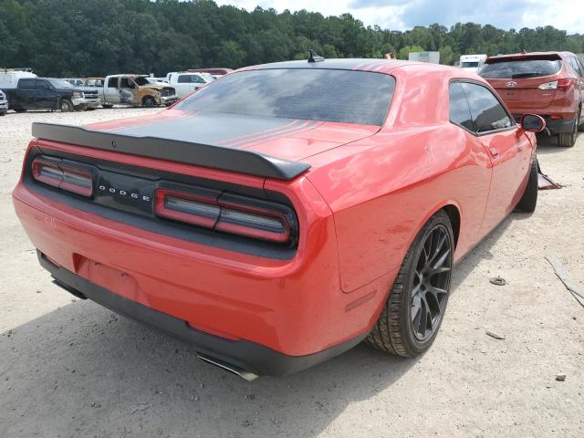 2C3CDZBT7FH894777 - 2015 DODGE CHALLENGER SXT PLUS RED photo 4