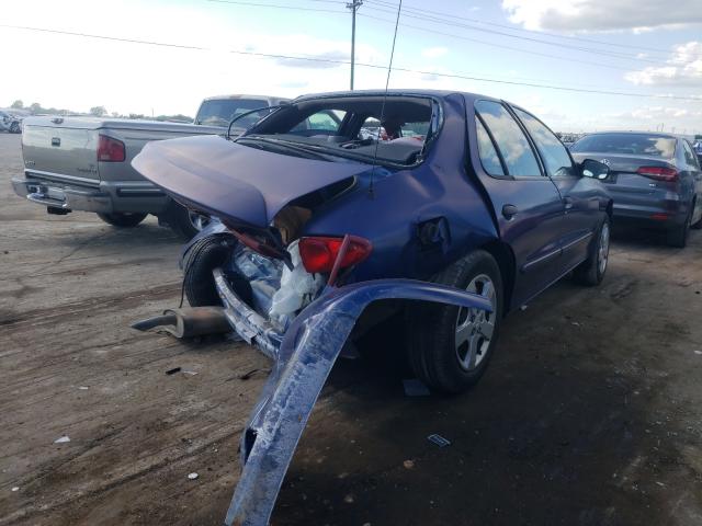 1G1JF52F547296351 - 2004 CHEVROLET CAVALIER LS BLUE photo 4