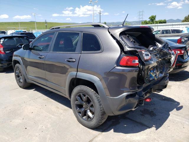 1C4PJMBS3EW277179 - 2014 JEEP CHEROKEE TRAILHAWK ნაცრისფერი ფოტო 2