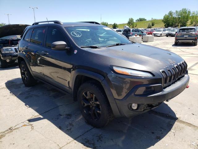 1C4PJMBS3EW277179 - 2014 JEEP CHEROKEE TRAILHAWK GRAY photo 4