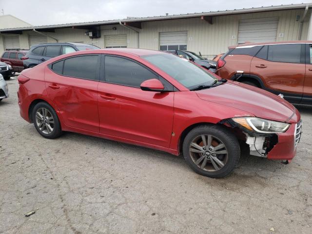 5NPD84LF3JH339468 - 2018 HYUNDAI ELANTRA SEL RED photo 4