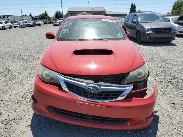 JF1GE75638G504704 - 2008 SUBARU IMPREZA WRX PREMIUM RED photo 5