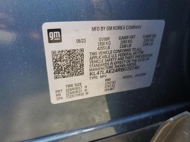 KL47LAE24RB020740 - 2024 BUICK ENVISTA PREFERRED Dəniz mavisi foto 12