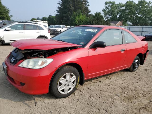 1HGEM22104L080675 - 2004 HONDA CIVIC DX VP Qırmızı foto 1