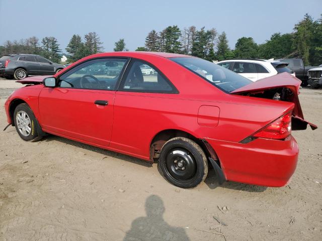 1HGEM22104L080675 - 2004 HONDA CIVIC DX VP Qırmızı foto 2