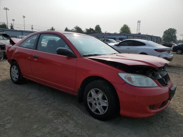 1HGEM22104L080675 - 2004 HONDA CIVIC DX VP Qırmızı foto 4