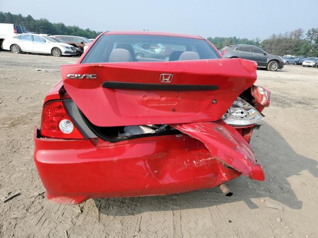 1HGEM22104L080675 - 2004 HONDA CIVIC DX VP Qırmızı foto 6