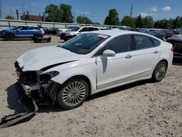 3FA6P0K96GR219613 - 2016 FORD FUSION TITANIUM WHITE photo 1