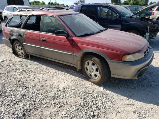 4S3BG6855T7385204 - 1996 SUBARU LEGACY OUTBACK RED photo 4