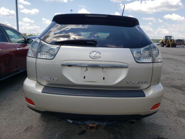 JTJHW31U460047896 - 2006 LEXUS RX 400H 400 BEIGE photo 6