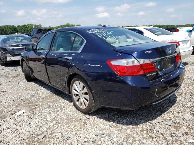 1HGCR2F86DA096102 - 2013 HONDA ACCORD EXL BLUE photo 2