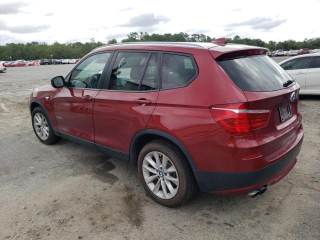 5UXWX9C5XD0A29014 - 2013 BMW X3 XDRIVE28I RED photo 2