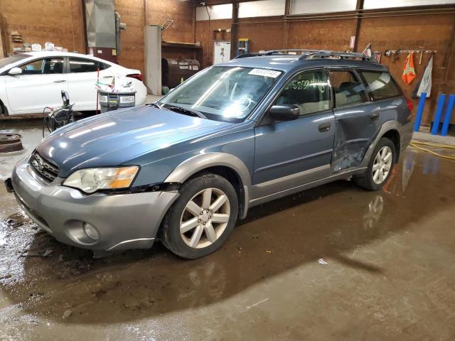 4S4BP61CX67356273 - 2006 SUBARU LEGACY OUTBACK 2.5I BLUE photo 1