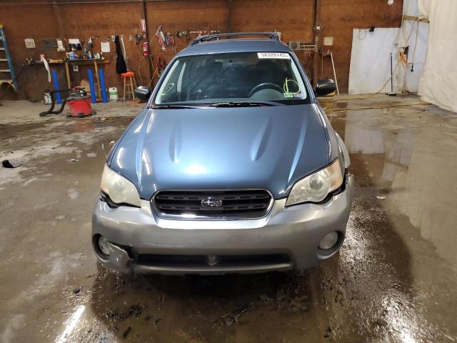 4S4BP61CX67356273 - 2006 SUBARU LEGACY OUTBACK 2.5I BLUE photo 5