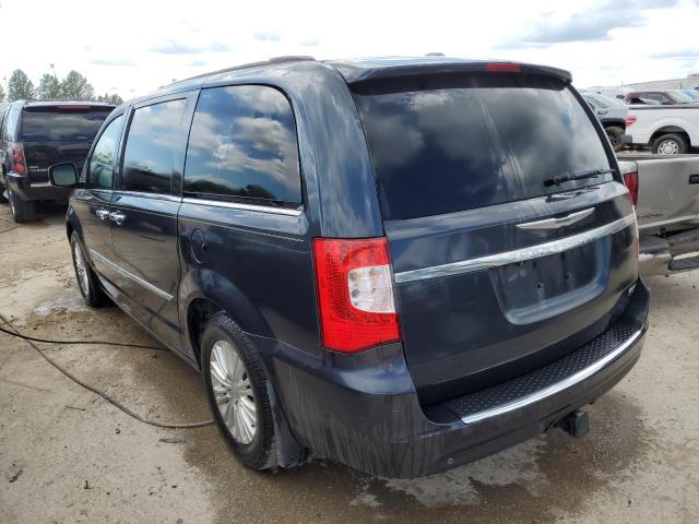 2C4RC1CG2DR753442 - 2013 CHRYSLER TOWN & COU TOURING L BLUE photo 2