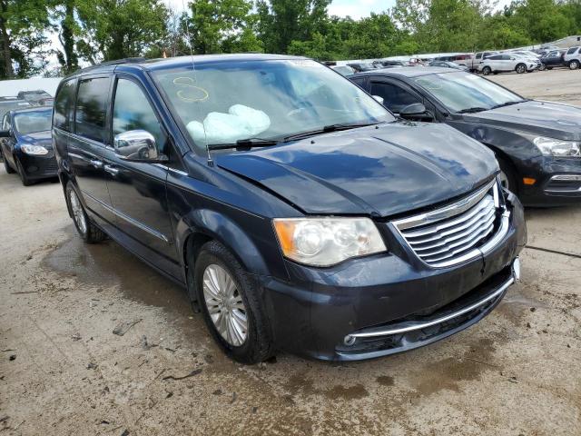 2C4RC1CG2DR753442 - 2013 CHRYSLER TOWN & COU TOURING L BLUE photo 4