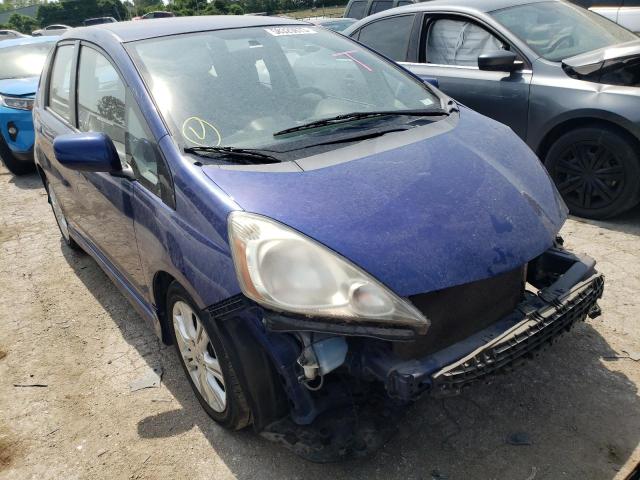 JHMGE88469S013339 - 2009 HONDA FIT SPORT BLUE photo 4