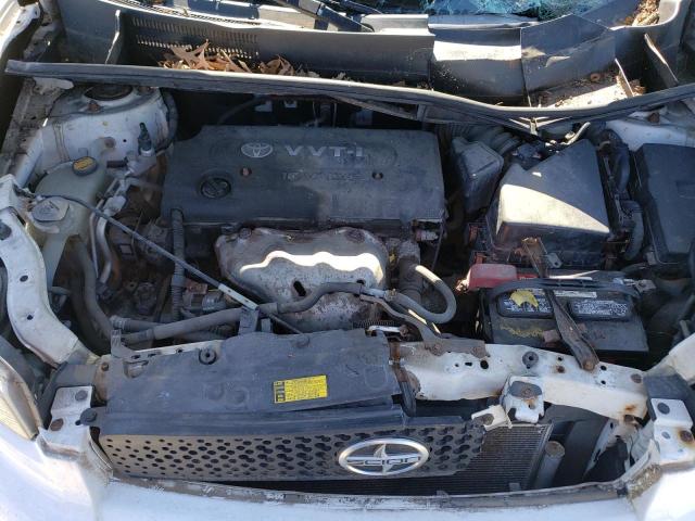 JTLKE50E681023845 - 2008 TOYOTA SCION XB WHITE photo 11