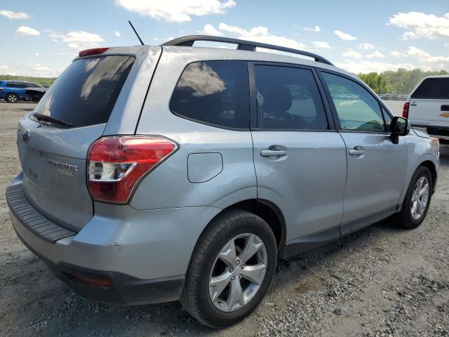 JF2SJAEC9EH404486 - 2014 SUBARU FORESTER 2.5I PREMIUM SILVER photo 3