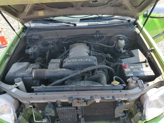 5TBRT34143S400754 - 2003 TOYOTA TUNDRA ACCESS CAB SR5 GREEN photo 11