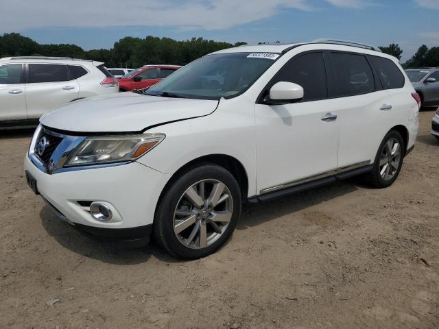 5N1AR2MN1DC660897 - 2013 NISSAN PATHFINDER S WHITE photo 1