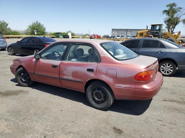 1Y1SK528XWZ413398 - 1998 CHEVROLET GEO PRIZM BASE RED photo 2