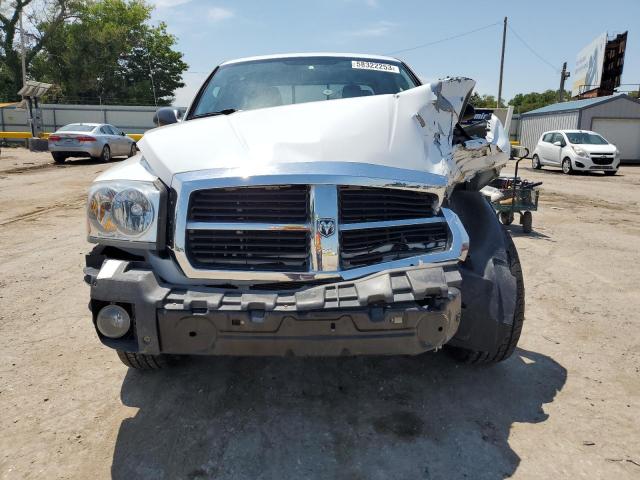 1D7HE42K97S112505 - 2007 DODGE DAKOTA SLT WHITE photo 5