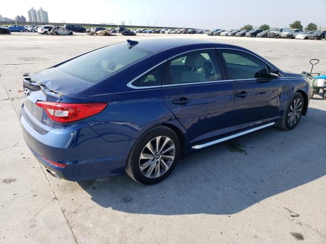 5NPE34AF5HH522306 - 2017 HYUNDAI SONATA SPORT BLUE photo 3