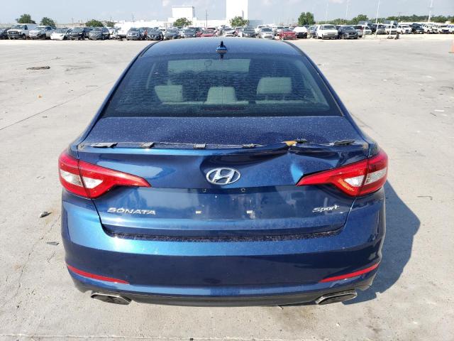 5NPE34AF5HH522306 - 2017 HYUNDAI SONATA SPORT BLUE photo 6