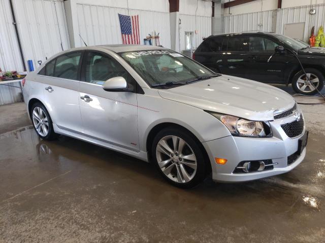 1G1PG5SB6D7278834 - 2013 CHEVROLET CRUZE LTZ SILVER photo 4