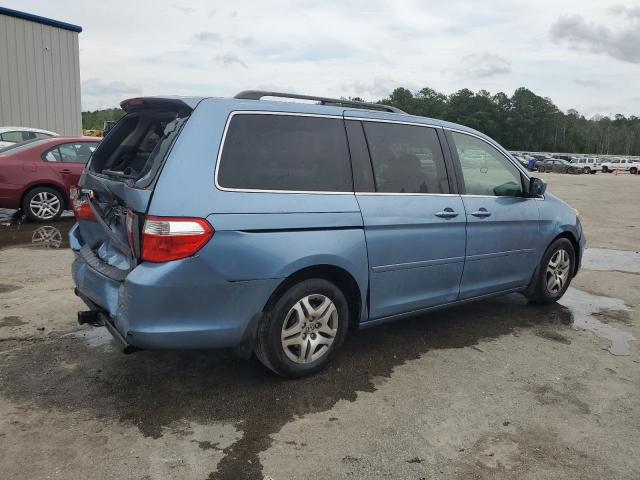 5FNRL38775B054938 - 2005 HONDA ODYSSEY EXL BLUE photo 3