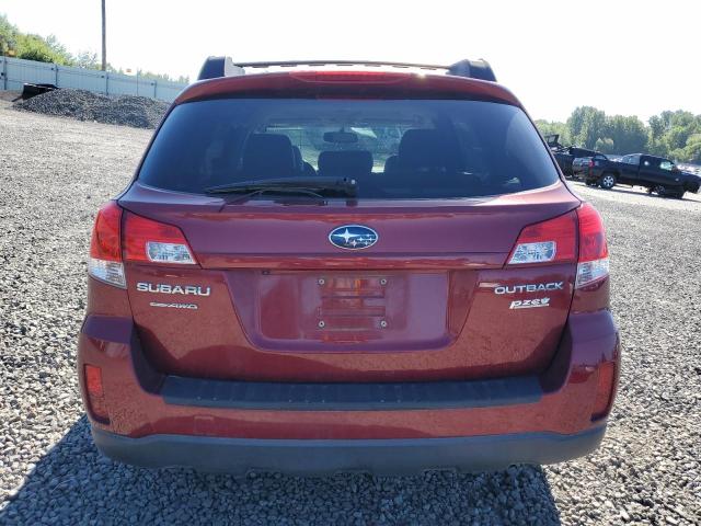 4S4BRBGC1B3408398 - 2011 SUBARU OUTBACK 2.5I PREMIUM BURGUNDY photo 6