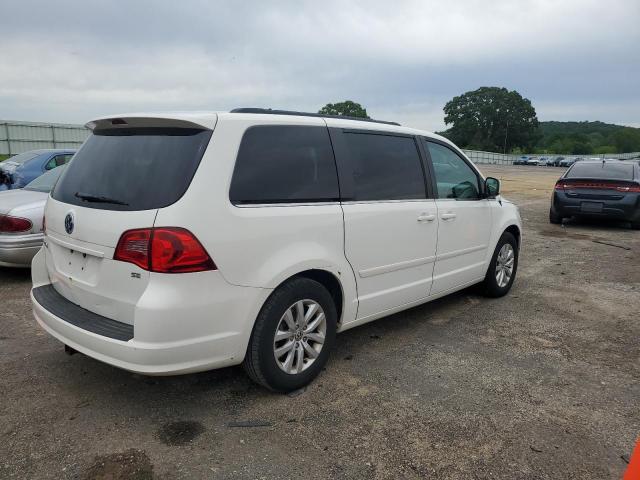 2C4RVABG5CR164878 - 2012 VOLKSWAGEN ROUTAN SE WHITE photo 3