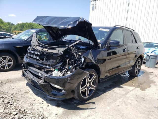 4JGDA5HB3GA709619 - 2016 MERCEDES-BENZ GLE 350 4MATIC BLACK photo 1