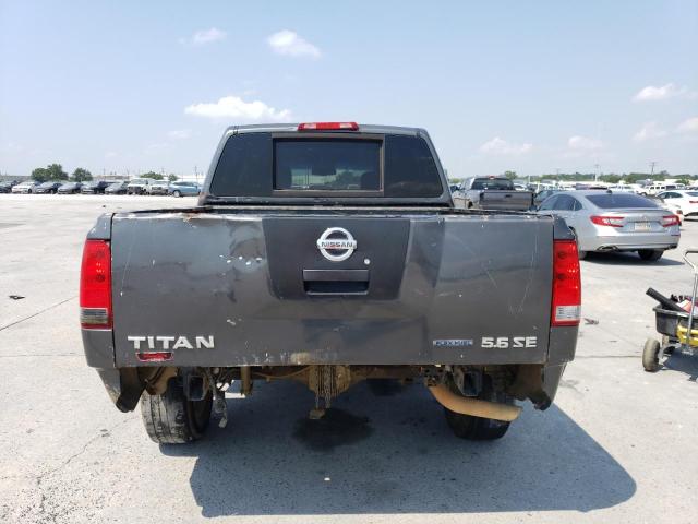 1N6BA0ED3AN321548 - 2010 NISSAN TITAN XE GRAY photo 6