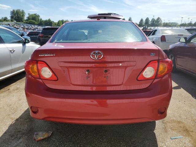 1NXBU4EE7AZ379190 - 2010 TOYOTA COROLLA BASE RED photo 6