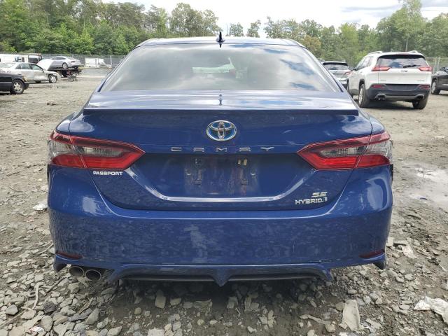 4T1G31AK0PU054165 - 2023 TOYOTA CAMRY SE NIGHT SHADE BLUE photo 6