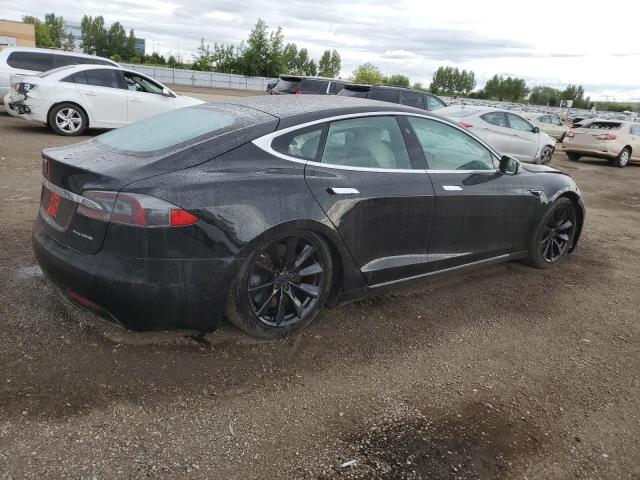 5YJSA1E24LF411977 - 2020 TESLA MODEL S BLACK photo 3