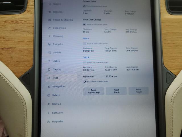 5YJSA1E24LF411977 - 2020 TESLA MODEL S BLACK photo 9