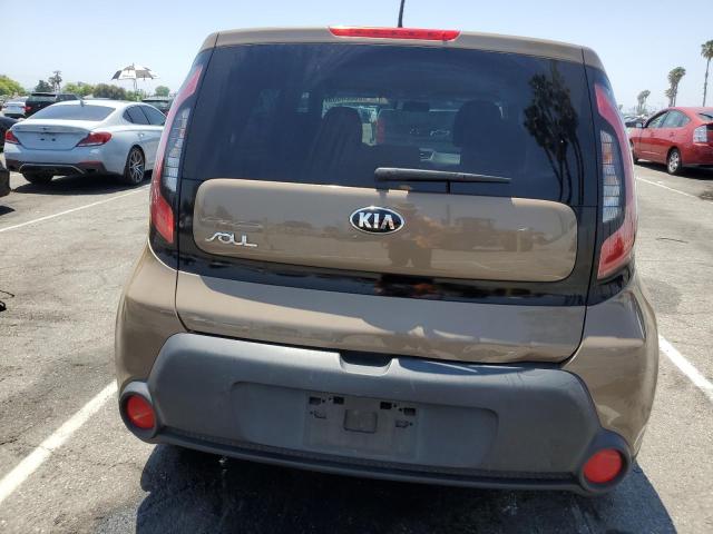 KNDJN2A23G7257981 - 2016 KIA SOUL BROWN photo 6