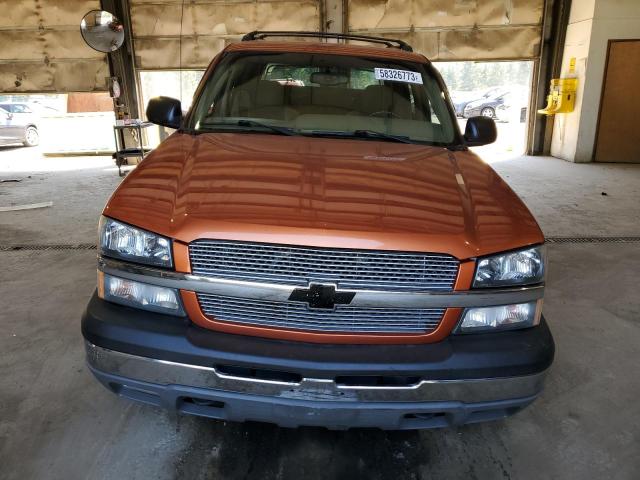 3GNEC12T34G282248 - 2004 CHEVROLET AVALANCHE C1500 ORANGE photo 5