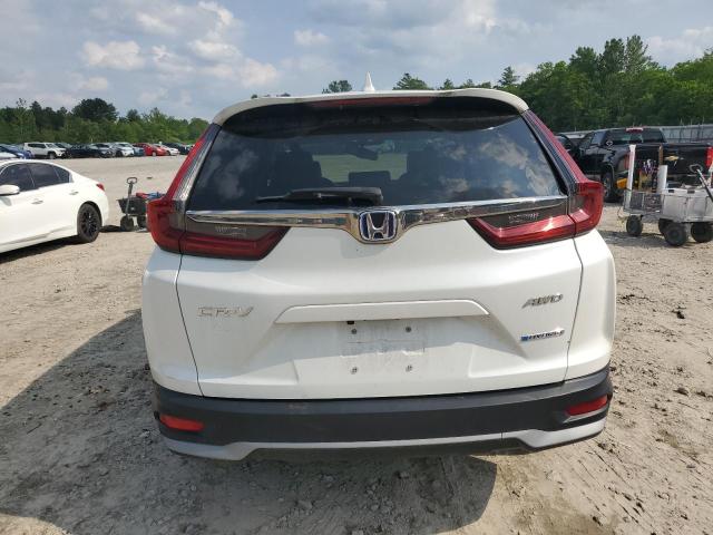 7FART6H84ME001255 - 2021 HONDA CR-V EXL WHITE photo 6
