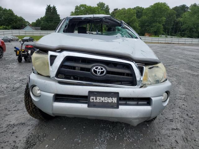 5TETU62N86Z285245 - 2006 TOYOTA TACOMA PRERUNNER ACCESS CAB SILVER photo 5
