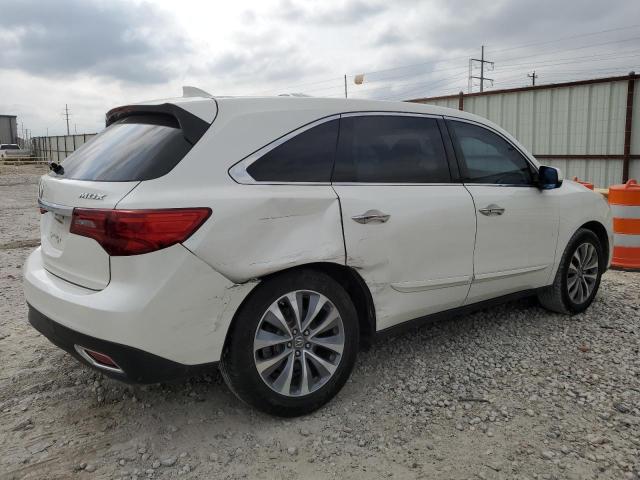 5FRYD3H44GB004868 - 2016 ACURA MDX TECHNOLOGY WHITE photo 3